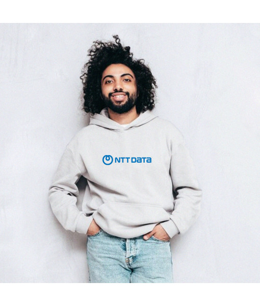 Moletom Canguru Branco - NTTDATA Company Store